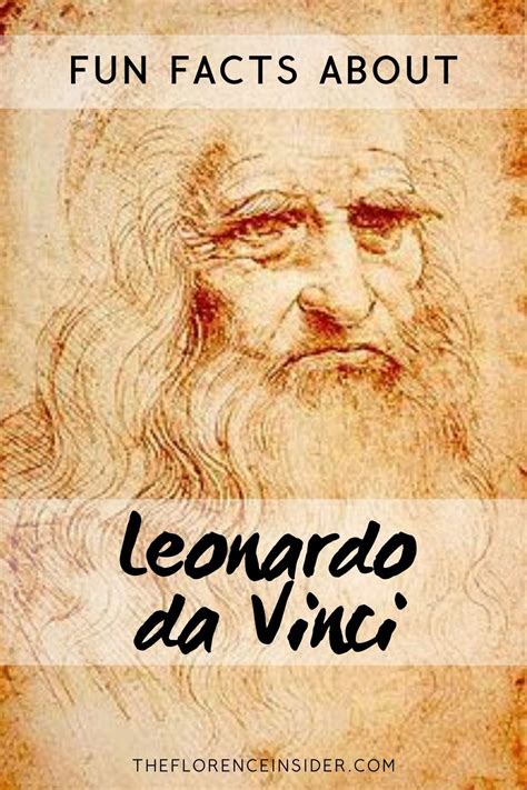 leonardo da vinci facts.